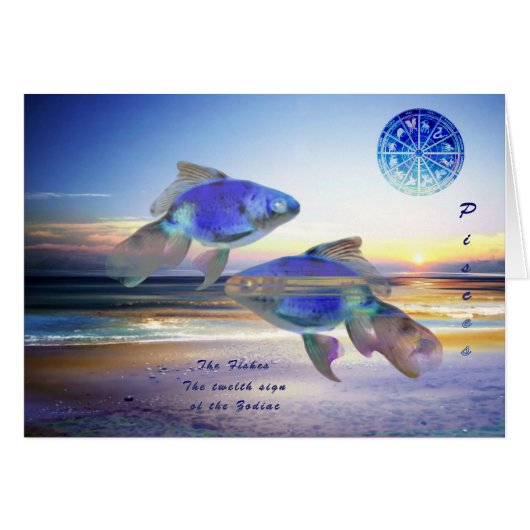 Pisces Cards (Front Horizontal)