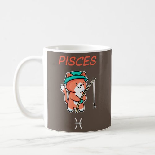 Pisces Cat Zodias Sign Astrology Horoscope Cat Coffee Mug