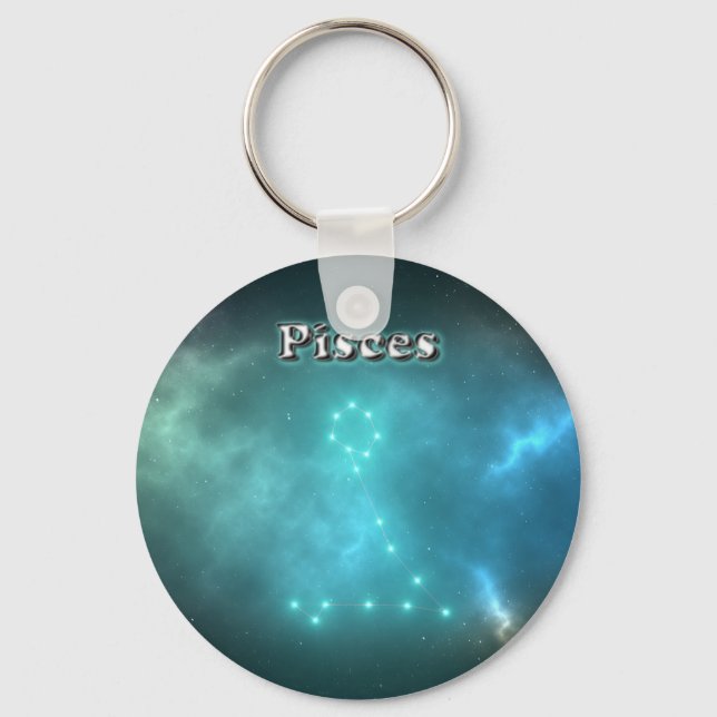 Pisces constellation keychain (Front)