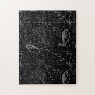 Pisces Constellation Map by Hevelius 1690 Jigsaw Puzzle
