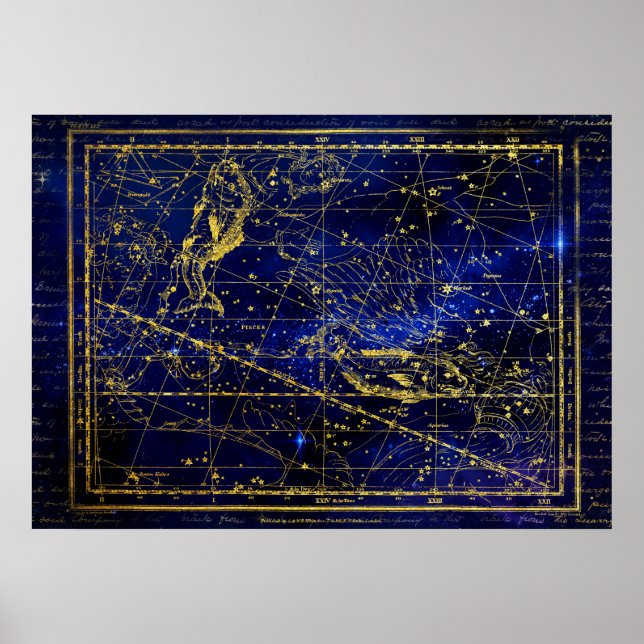 pisces constellation poster (Front)