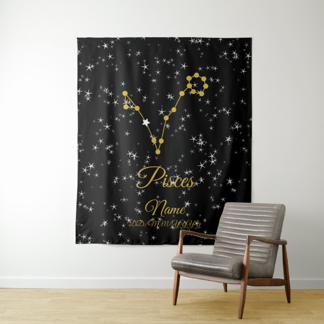 Pisces Constellation Tapestry (In Situ)