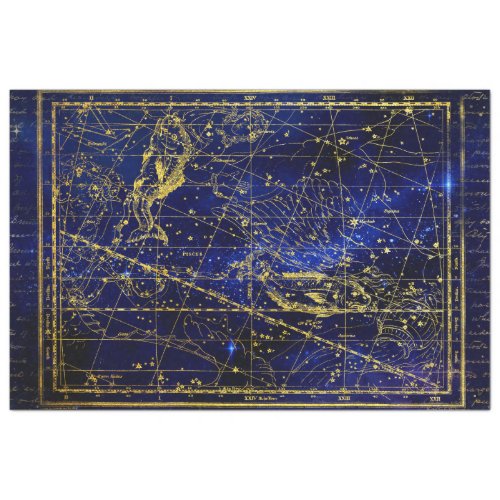 pisces constellation tissue paper