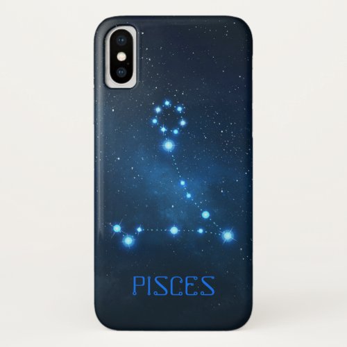 Pisces Constellation Zodiac  Astrology iPhone X Case