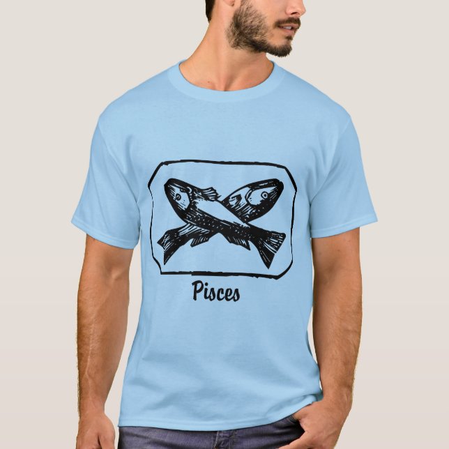 Pisces - Customized T-Shirt (Front)
