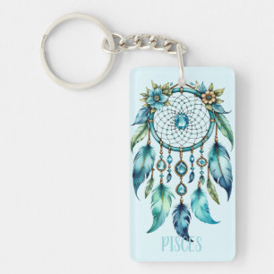 Pisces Dreamcatcher Keychain