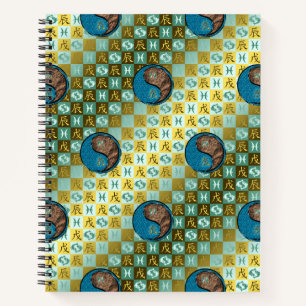 Pisces & Earth Dragon Notebook