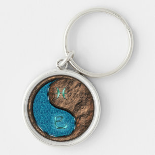 Pisces & Earth Snake Keychain