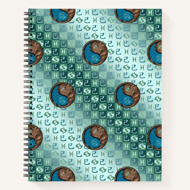 Pisces & Earth Snake Notebook (Front)