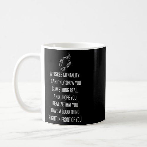 Pisces Facts Astrology Quote Horoscope Zodiac Sign Coffee Mug
