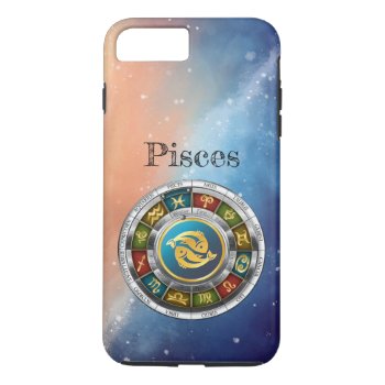 Pisces (february 19-march 20). Zodiac Signs. Iphone 8 Plus/7 Plus Case by VintageStyleStudio at Zazzle