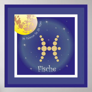 Pisces February 19 to March 20 Poster