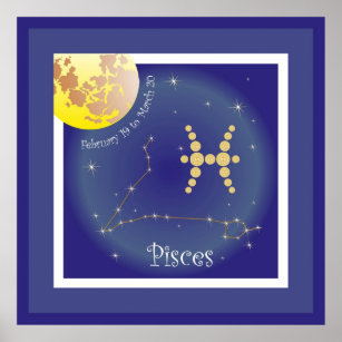 Pisces February 19 to March 20 Poster