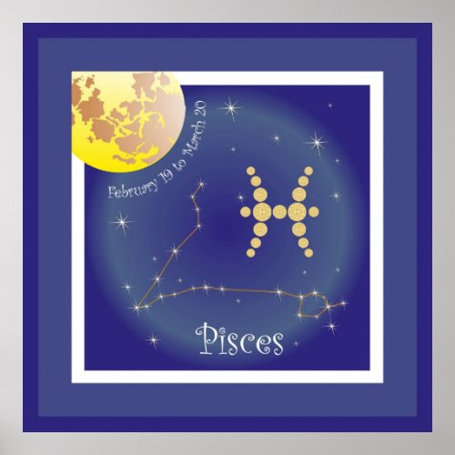 Pisces February 19 to March 20 Poster