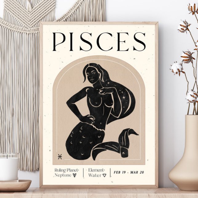 Pisces Feminine Zodiac Poster (Creator Uploaded)