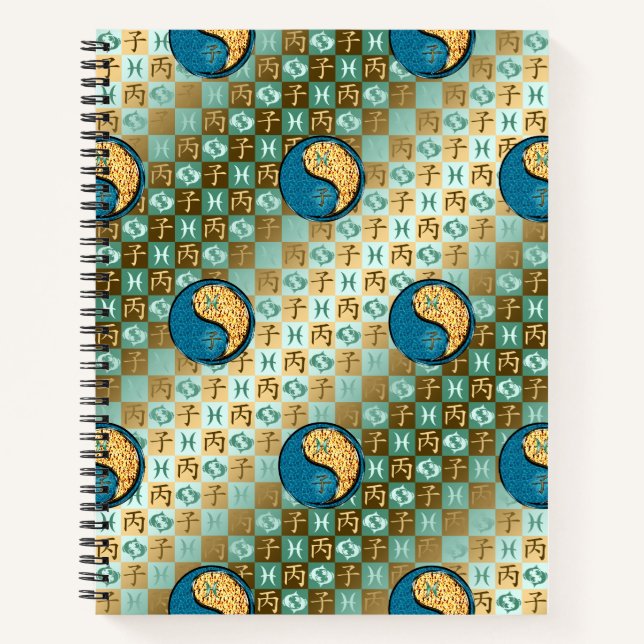 Pisces & Fire Rat Notebook (Front)