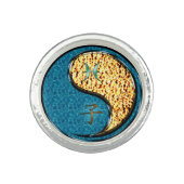 Pisces & Fire Rat Ring (Front)