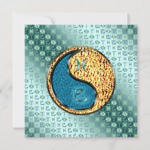 Pisces & Fire Snake Card