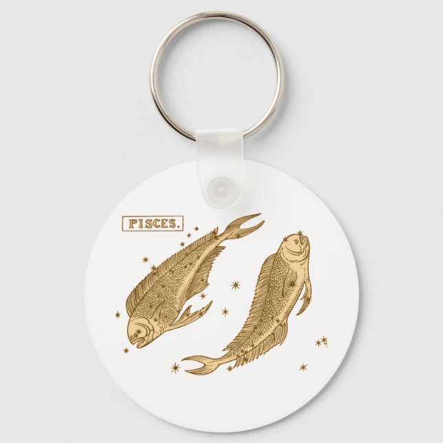 Pisces - Fisch Keychain (Front)