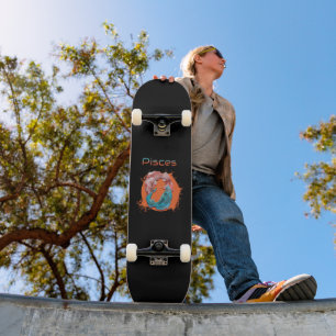 Pisces Fish Zodiac Horoscope Water Astrology Sign Skateboard