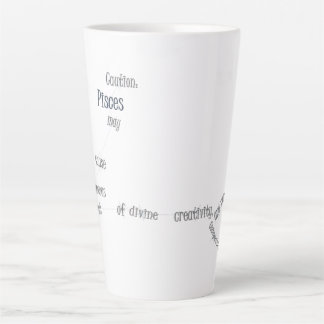 Pisces Fun Inspiring Design Daily Use Custom Gift Latte Mug