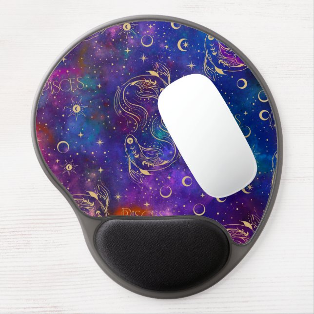 Pisces Galaxy Gel Mouse Pad (Left Side)