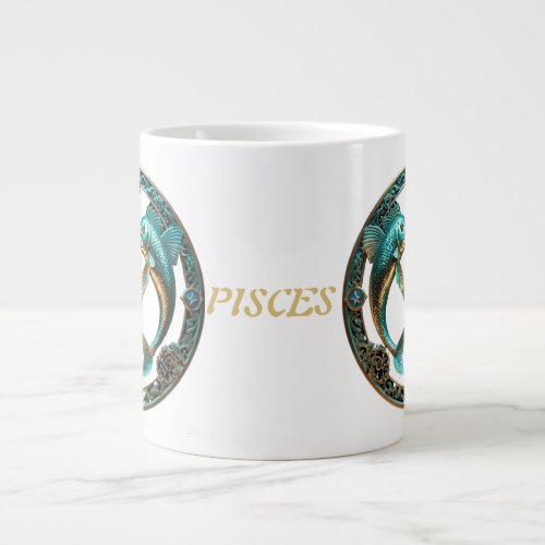 Pisces  giant coffee mug