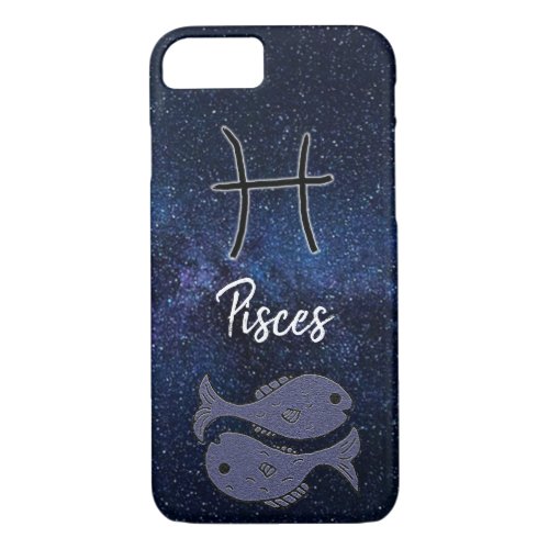 Pisces Horoscope Astrology Zodiac Sign iPhone 87 Case