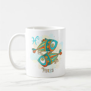 Pisces Horoscope Zodiac Feb 19 - March 20 Birthday Coffee Mug