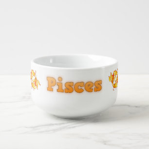 Pisces illustration soup mug