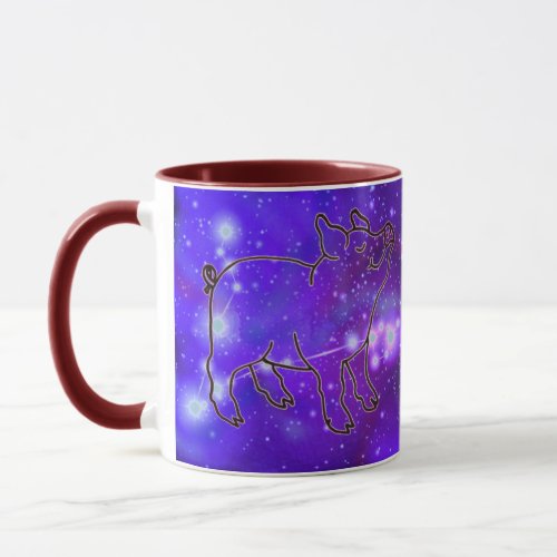 Pisces in the year of the Pig Mug