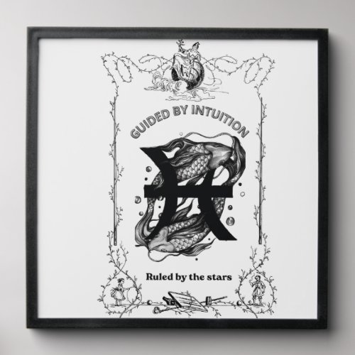 Pisces Intuition Celestial Design Peel And Stick Photo Tile