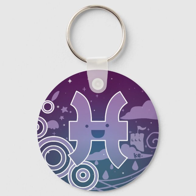 Pisces Keychain (Front)