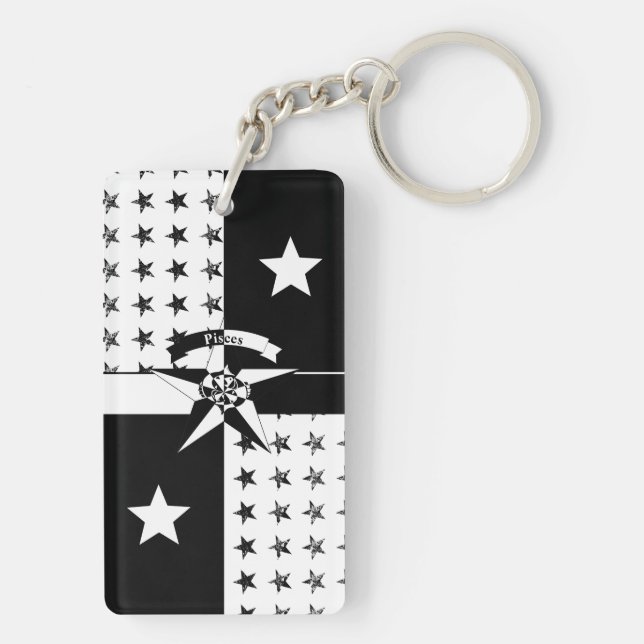 Pisces Keychain (Back)