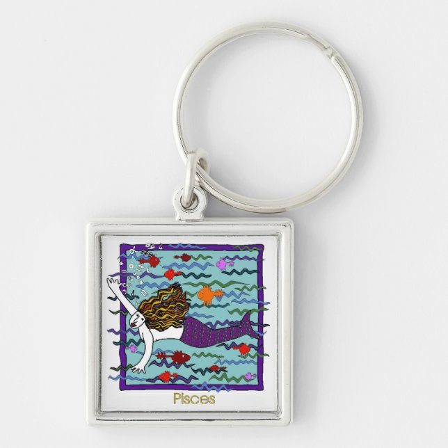 Pisces Keychain (Front)