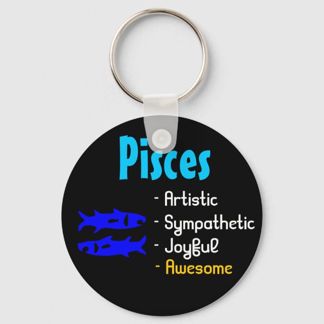 Pisces Keychain (Front)