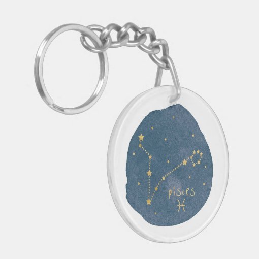 Pisces Keychain Zazzle