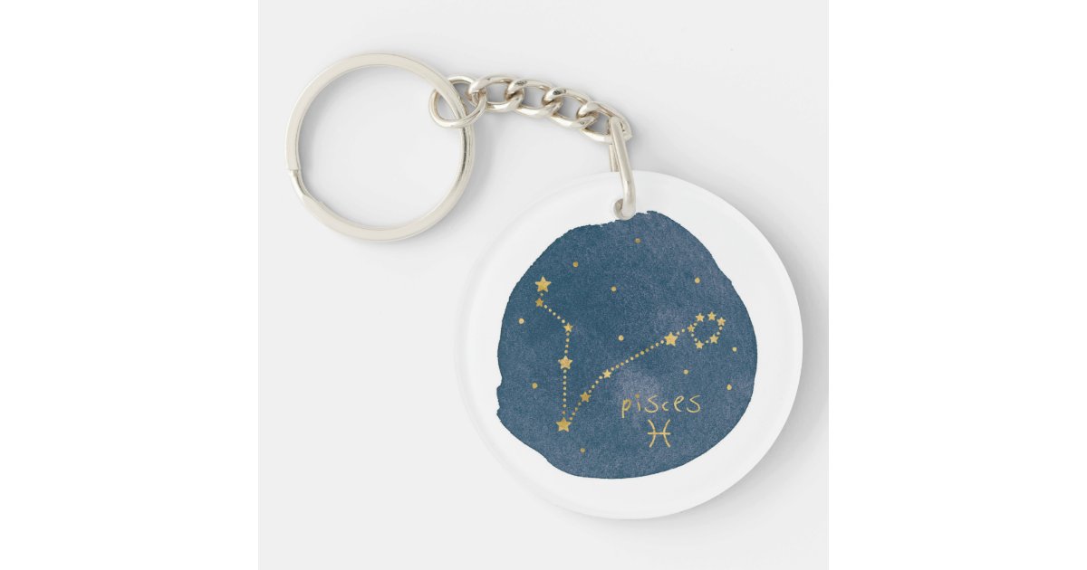 Pisces Keychain Zazzle