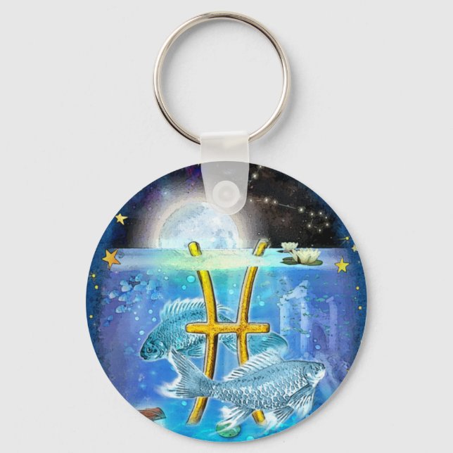 Pisces Keychain (Front)