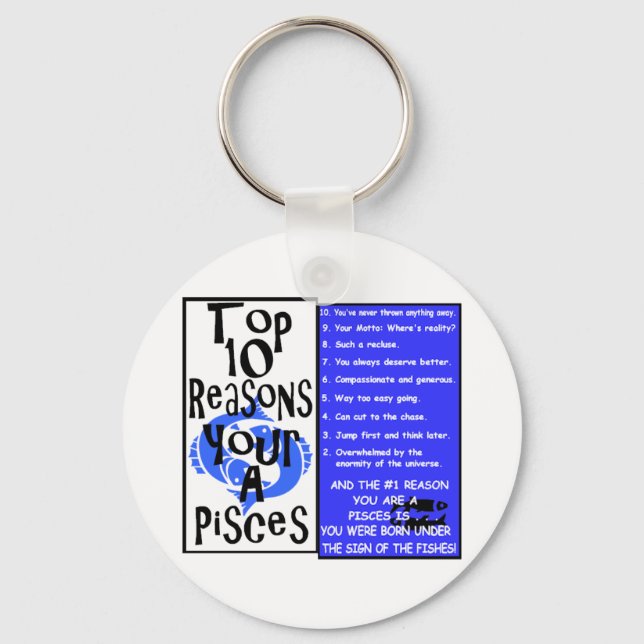 Pisces Keychain (Front)
