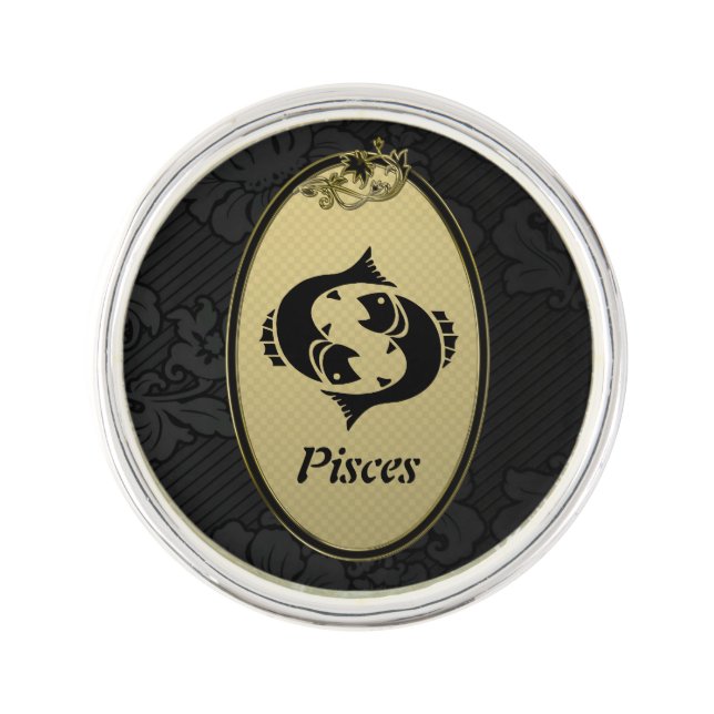 Pisces Lapel Pin (Front)