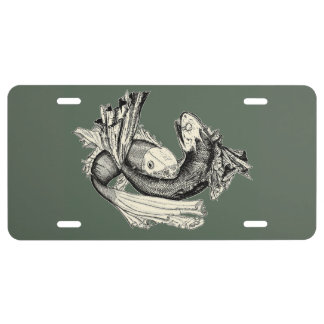 Pisces License Plate