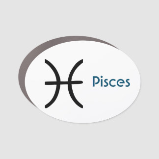 Pisces Line Art Car Decal