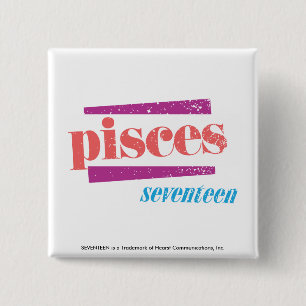 Pisces LtPink Pinback Button