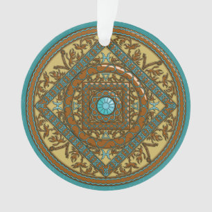 Pisces Mandala Acrylic Ornament