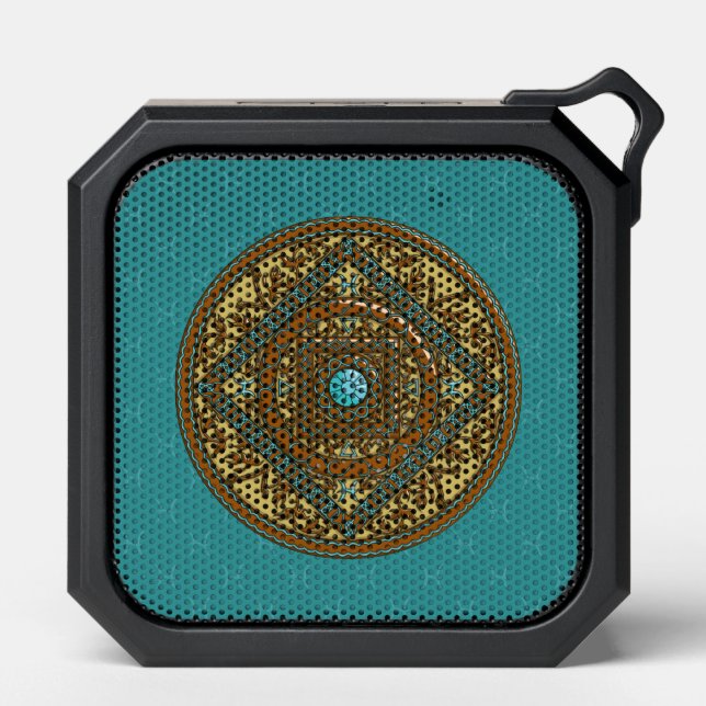 Pisces Mandala Bluetooth Speaker (Front)
