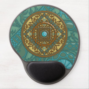 Pisces Mandala Gel Mousepad