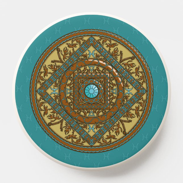 Pisces Mandala PopSocket (Popsocket)