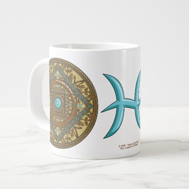 Pisces Mandala Specialty Mug (Front Left)