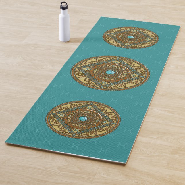 Pisces Mandala Yoga Mat (In Situ)